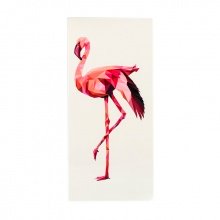 Временная татуировка на тело №3 "Розовый фламинго"