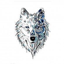 Временная татуировка на тело №48 "Волк"