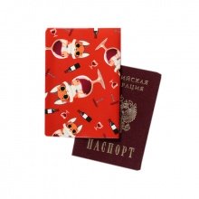 Обложка для паспорта "Паспорт любителя винишка"