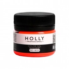 Декоративный гель для волос, лица и тела  "Holly Professional" (Red Neon)