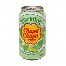Газированный напиток "Chupa Chups" (‎Дыня крем) 345 мл