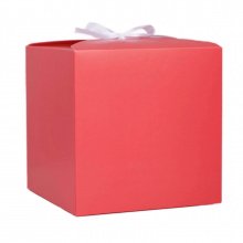 Коробка складная "Красная однотонная" 