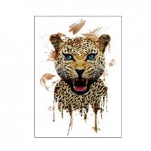 Временная татуировка на тело №75 "Леопард"