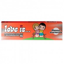 Жевательные конфеты "Love is" (Манго-апельсин)
