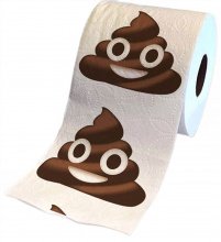 Сувенирная туалетная бумага "Emoji"