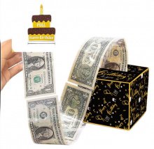 Подарочная коробка для денег "Happy Birthday"