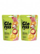 Жевательные конфеты в шоколаде "Gloriss" (тропический микс)