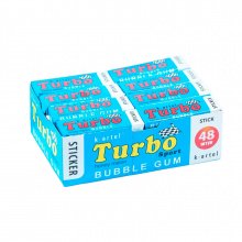 Жевательная резинка "Turbo" (Cо вкусом дыни с наклейкой) 1шт.