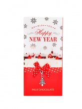 Шоколад молочный "С Новым Годом" (с бантиком)