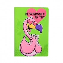 Обложка для паспорта "Не фламинго ли ты?"
