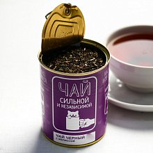 Чай чёрный "Сильная и независимая" (мелисса, в консервной банке)