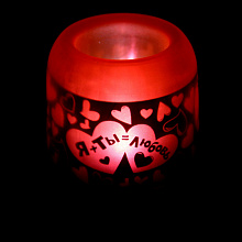 Светильник - свеча электронная "Любовь"