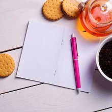 Набор "Блокнот" (чай чёрный, блокнот, ручка)