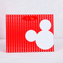 Пакет подарочный "Mickey-Микки Маус" (средний)