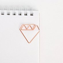 Набор "Самая неотразимая" (блок бумаги, фигурные скрепки, стикеры-закладки)