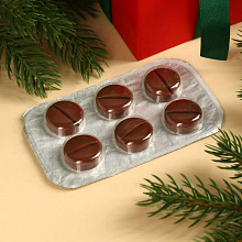 Шоколадные таблетки "Скорая помощь на 1 января"