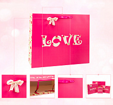 Подарочный пакет "Love" (маленький)