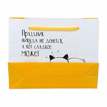 Пакет ламинированный  "Енотик и кексик" (маленький)