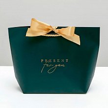 Пакет подарочный "Present for you" (Бант) L