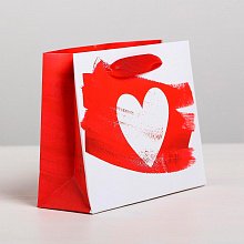 Пакет подарочный ламинированный " Love" S