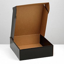 Подарочная коробка "100% Мужик" (чёрный)