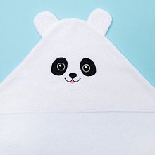 Набор "Панда" (махровое полотенце с капюшоном, следки)