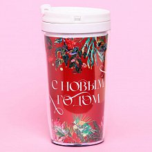 Подарочный набор "С Новым годом!" (горячий шоколад, маршмеллоу, термостакан)