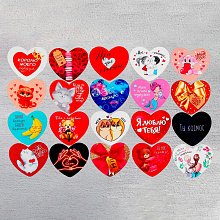 Открытка‒валентинка "С Днём Святого Валентина!" МИКС