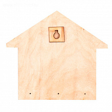 Ключница деревянная "Дом там, где сердце"