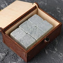 Камни для виски "Камни настоящего" в шкатулке с магнитом 6 шт